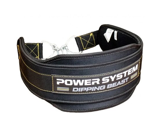 Пояс для обтяжень Power System PS-3860 Black / Yellow (PS-3860_Black / Yellow)