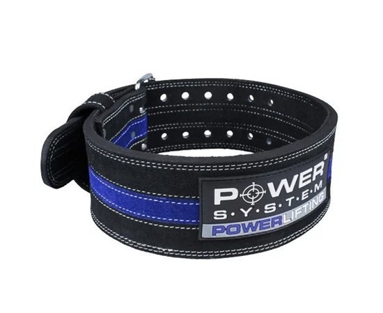 Пояс для пауерліфтингу Power System PS 3800 Black / Blue L (PS-3800_L_Black_Blue), Розмір: L, Колір: Black/Blue