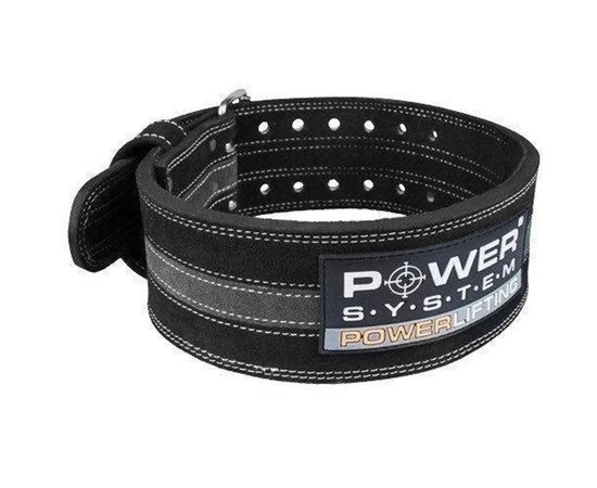 Пояс для пауэрлифтинга Power System PS-3800 Black/Grey M (PS-3800_M_Black_Grey), Размер: M, Цвет: Black/Grey