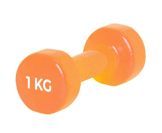 Гантель PowerPlay 4125 вінілова 1 кг (PP_4125_1kg), Вага: 1 кг