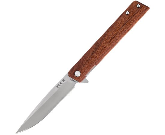 Нож Buck Decatur Wood 256BRS, Цвет : Коричневый, Марка стали: 7Cr13, Материал рукояти: Дерево