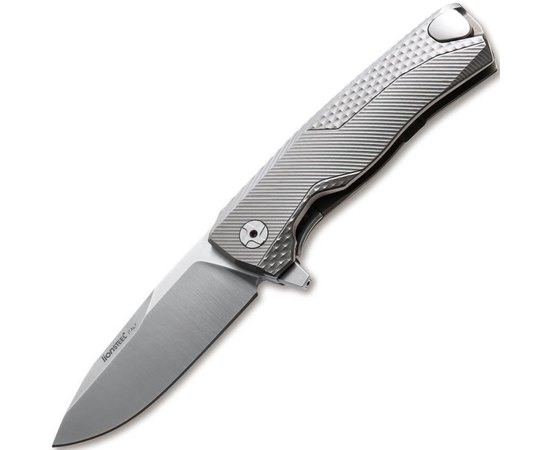 Нож Lionsteel Rok Titan grey (ROK G), Цвет : Grey , Покрытие клинка: Satin