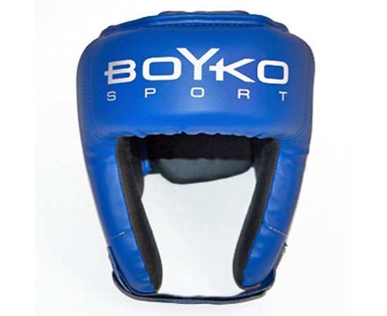 Боксерский шлем BoYko №1 композиционная кожа синий XL (bs6231232104), Размер: XL