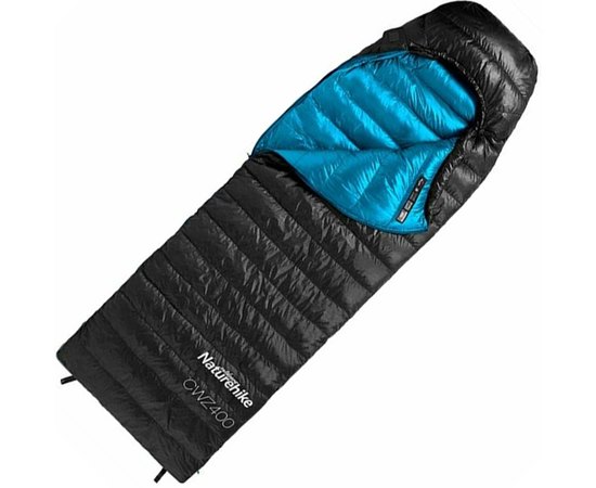 Спальный мешок Naturehike CWZ400 NH19W400-Z черный (6927595765371), Цвет : Чёрный