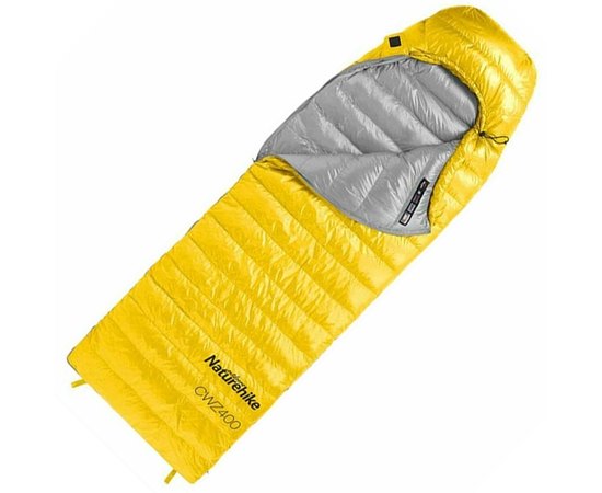 Спальный мешок Naturehike CWZ400 NH19W400-Z желтый (6927595765364), Цвет : Жёлтый