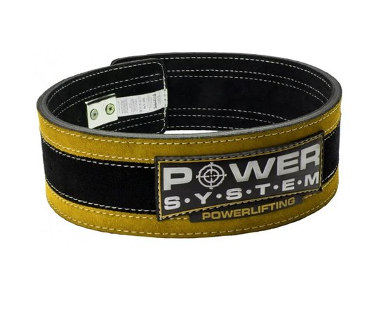 Пояс для важкої атлетики Power System PS-3840 Black/Yellow (PS_3840_Black/Yellow)