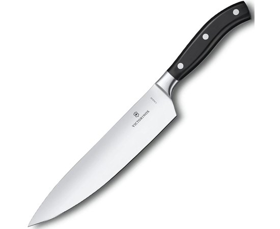 Нож кухонный Victorinox Grand Maitre Chef's 7.7403.22G, Цвет : Чёрный, Марка стали: Нержавеющая сталь, Материал рукояти: Полиоксиметилен