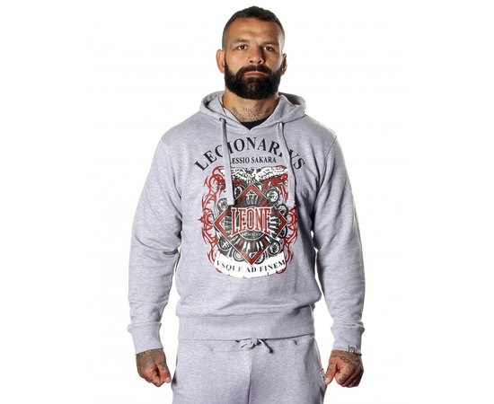 Толстовка Leone Legionarivs Fleece Grey XL (1629_500063), Размер: XL