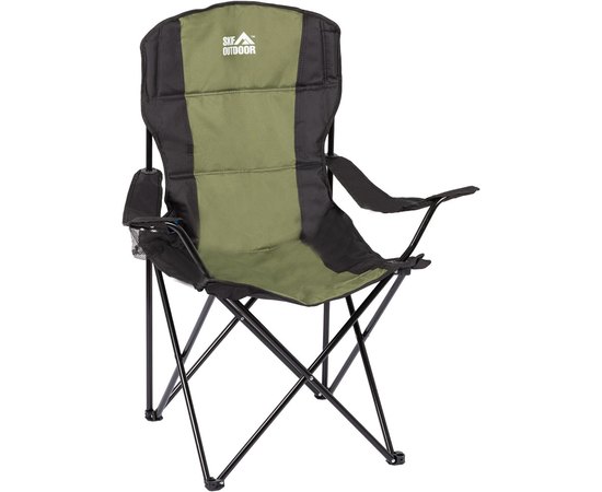 Стілець розкладний Skif Outdoor Soft Base black/olive (FS-07BOL), Колір: Чёрный/Оливковый