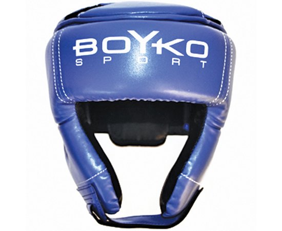 Боксерский шлем BoYko №2 композиционная кожа синий XL (bs6246012104), Размер: XL