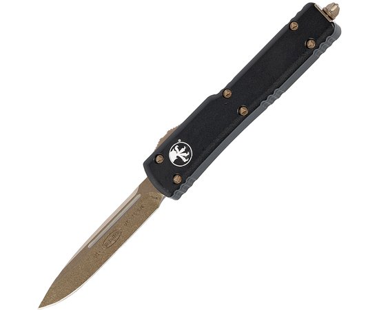 Ніж Microtech UTX-70 Drop Point Black Blade Bronze 148-13