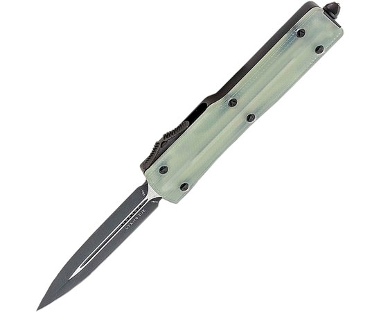 Ніж Microtech UTX-70 Double Edge Black Blade Jade Green Signature Series (147-1GTJGS)