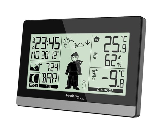 Метеостанция Technoline WS9612 Black (DAS301185)