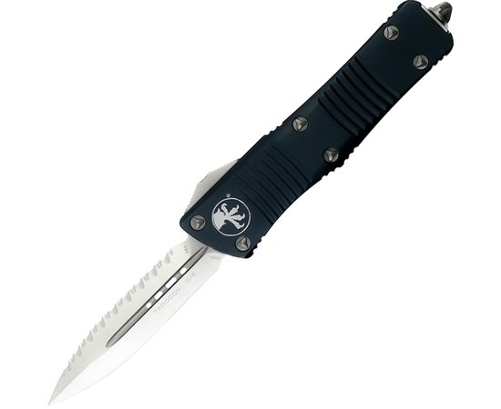 Нож Microtech Troodon Double Edge Satin FS, серрейтор 138-6