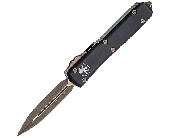 Ніж Microtech Ultratech Double Edge Stonewash Bronze Apocalyptic 122-13AP