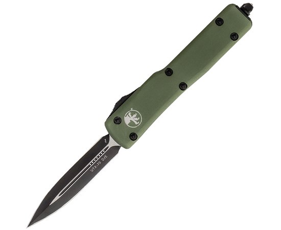 Ніж Microtech UTX-70 Double Edge Black Blade, green 147-1OD