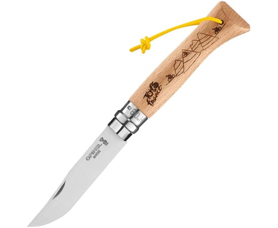 Нож Opinel 8 VRI Tour de France 2021 Engraved (002439)