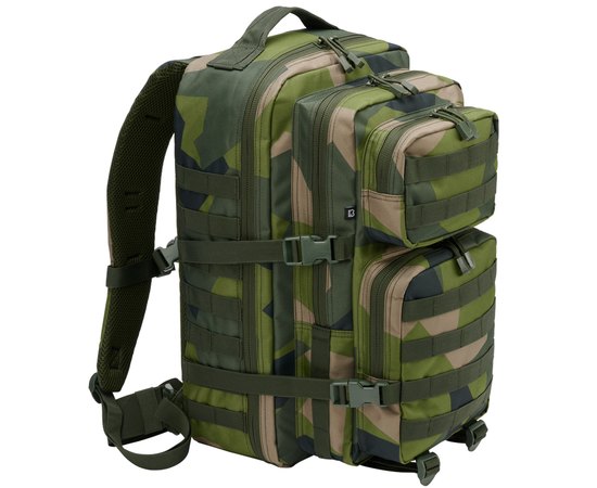 Тактичний рюкзак Brandit-Wea US Cooper large swedish camo M90 8008-125-OS, Колір: Камуфляж