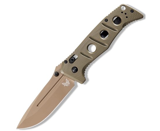 Ніж Benchmade Sibert Adamas 275FE-2, Колір: Бежевий, Матеріал рукояті: Склотекстоліт (G10)