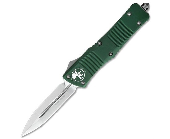 Ніж Microtech Combat Troodon Double Edge Stonewash od green (142-10OD)