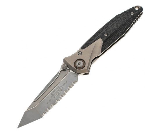 Нож Microtech Socom Bravo Drop Point Bead Blast BRZ Pivot PS полусеррейтор (260-8CFTI)