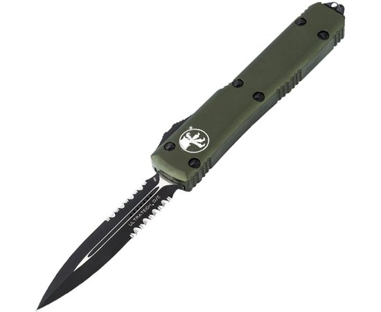 Ніж Microtech Ultratech Double Edge Black Blade od green (122-1OD)