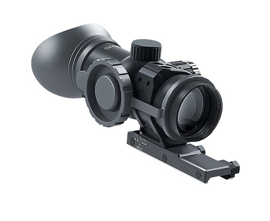 Оптичний приціл Immersive Optics 10x24 Mildot Extended with MOA adjustable mounts (1024MDE-M)