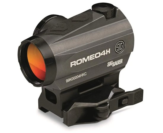 Коліматорний приціл Sig Optics ROMEO4H RD, BALLISTIC CIRCLE QUADPLE, 0.5 MOA ADJ, GRAPHITE (SOR43012)