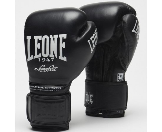 Боксерские перчатки Leone Greatest Black 14 ун. (3117_500169), Вес: 14 унций