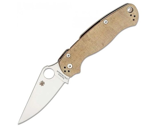 Нож Spyderco Para Military 2 Brown Micarta, CPM Cru-Wear (C81MPCW2)