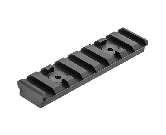 Планка Leapers M-LOK Picatinny, 8 слотів, 8 см black (MTURS09M)