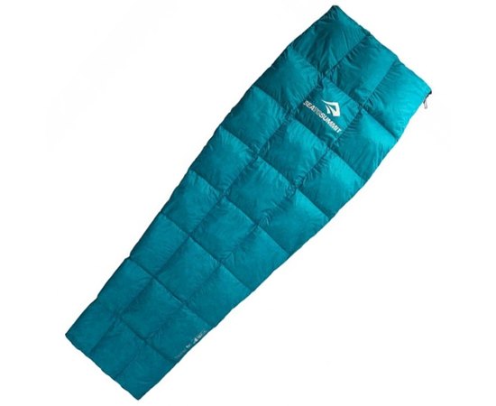 Спальний мішок-квілт Sea To Summit Traveller TRII (5/0 ° C), 183 см - Left Zip, Teal (ATR2-R-TL)