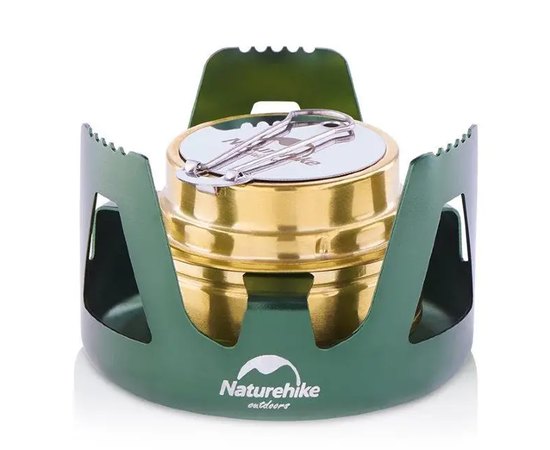 Горелка Naturehike Alcohol Burner steel NH18L001-T, зеленый (6927595725696)