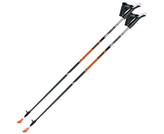 Палки для скандинавской ходьбы Gabel X-1.35 Black/Orange 105 (7008361141050)