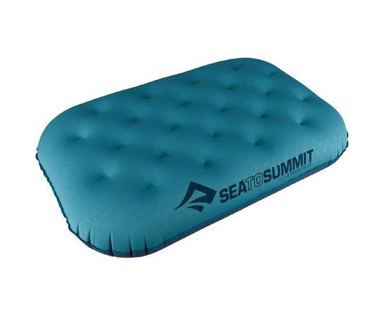 Надувная подушка Sea to Summit Aeros Ultralight Pillow Deluxe Aqua (STS APILULDLXAQ), Цвет: Голубой, Размеры: 14х56х36 см