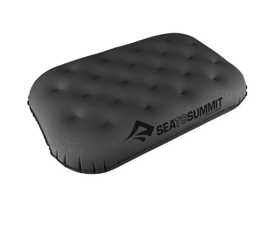 Надувная подушка Sea to Summit Aeros Ultralight Pillow Deluxe Grey (STS APILULDLXGY), Цвет: Серый, Размеры: 14х56х36 см