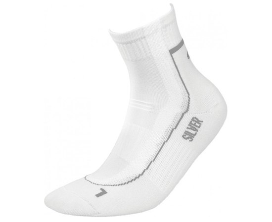 Шкарпетки InMove RUNNER DEODORANT SILVER rds.white / light grey.35-37