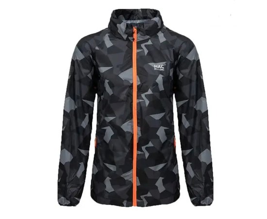 Мембранна куртка Mac in Sac Edition Black Camo XL (SS19-BCAM-U-XL), Розміри: XL, Колір: Чорний/Камуфляж