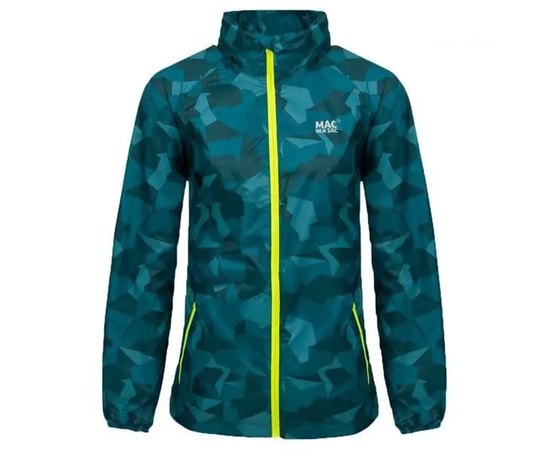 Мембранная куртка Mac in a Sac Edition Teal Camo XL (SS19-TCAM-U-XL), Размеры: XL, Цвет: Зелёный/Камуфляж