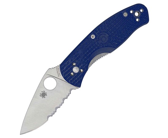 Нож Spyderco Persistence Lightweight CPM, полусеррейтор (C136PSBL)