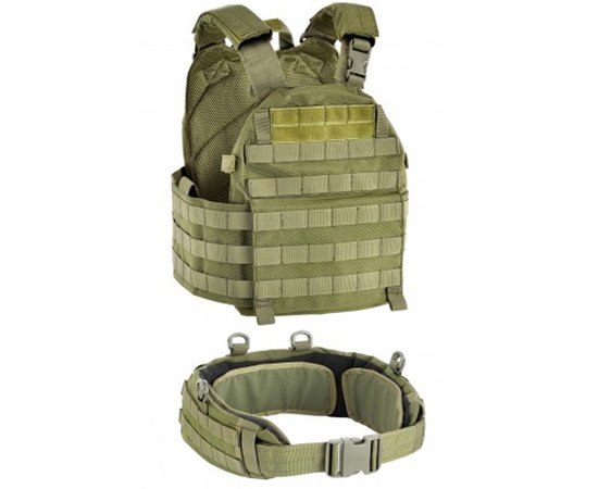 Жилет тактический Defcon 5 Carrier With Belt od green (D5-BAV13 OD), Цвет: Зеленый