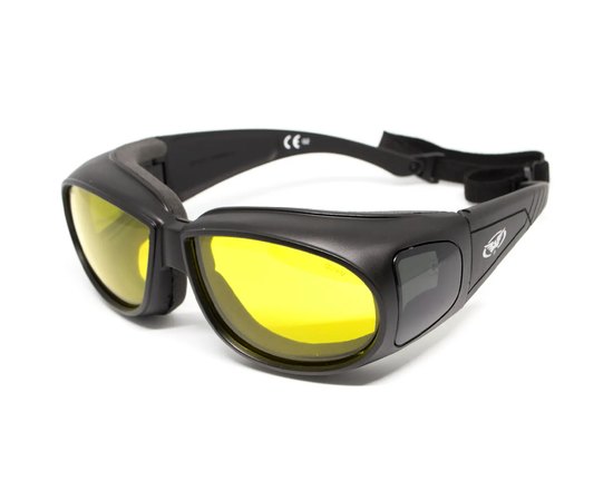 Очки защитные Global Vision Outfitter Photochromic Anti-Fog желтые (GV-OUTF-AM13), Цвет линз: Жёлтый/Серый