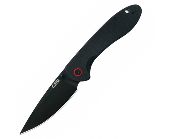 Кишеньковий ніж CJRB Fieldspar Black Blade Black (J1912-BBK), Колір: Чорний, Марка сталі: AR-RPM9, Матеріал рукояті: Склотекстоліт (G10)