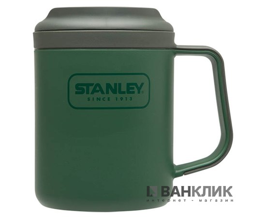 Термокружка зеленая Stanley Adventure серии eCycle объемом 0.35л (6939236319126)