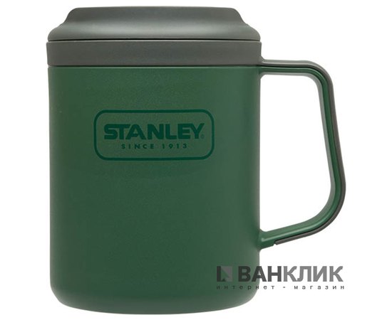 Термокружка зеленая Stanley Adventure серии eCycle объемом 0.47л (6939236319102)