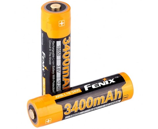 Акумулятор 18650 Fenix 3400 mAh ARB-L18-3400