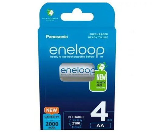 Акумуляторна батарея Panasonic Eneloop Pro AA 2000 4BP mAh NI-MH (BK-3MCDE/4BE)