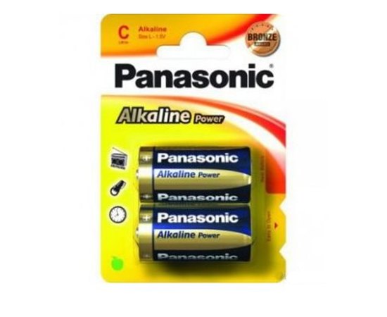 Батарея Panasonic ALKALINE POWER C BLI 2 (LR14REB/2BP)