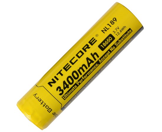 Аккумулятор 18650 Nitecore 3400 mAh NL189