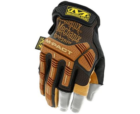 Рукавички Mechanix M-Pact Framer Leather L brown (LFR-75-010), Розмір : L, Колір: Коричневый